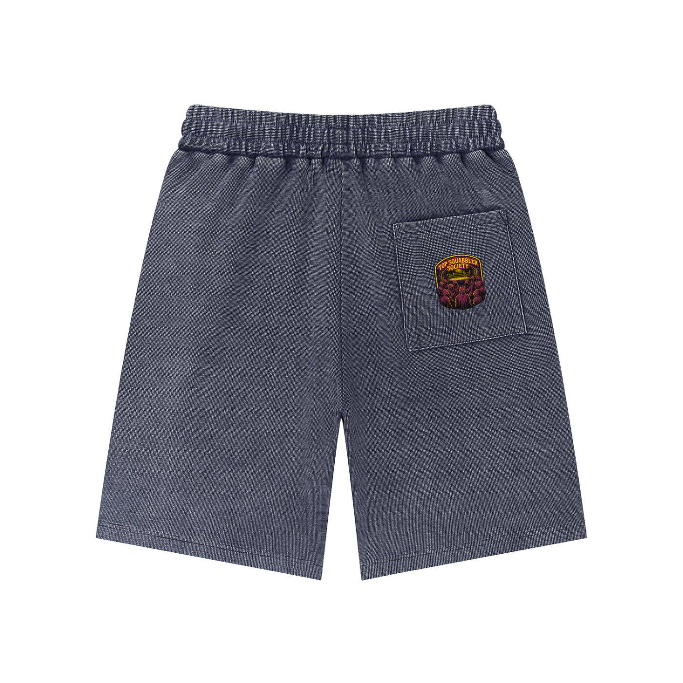 Mineral Wash Waffle Knit Shorts