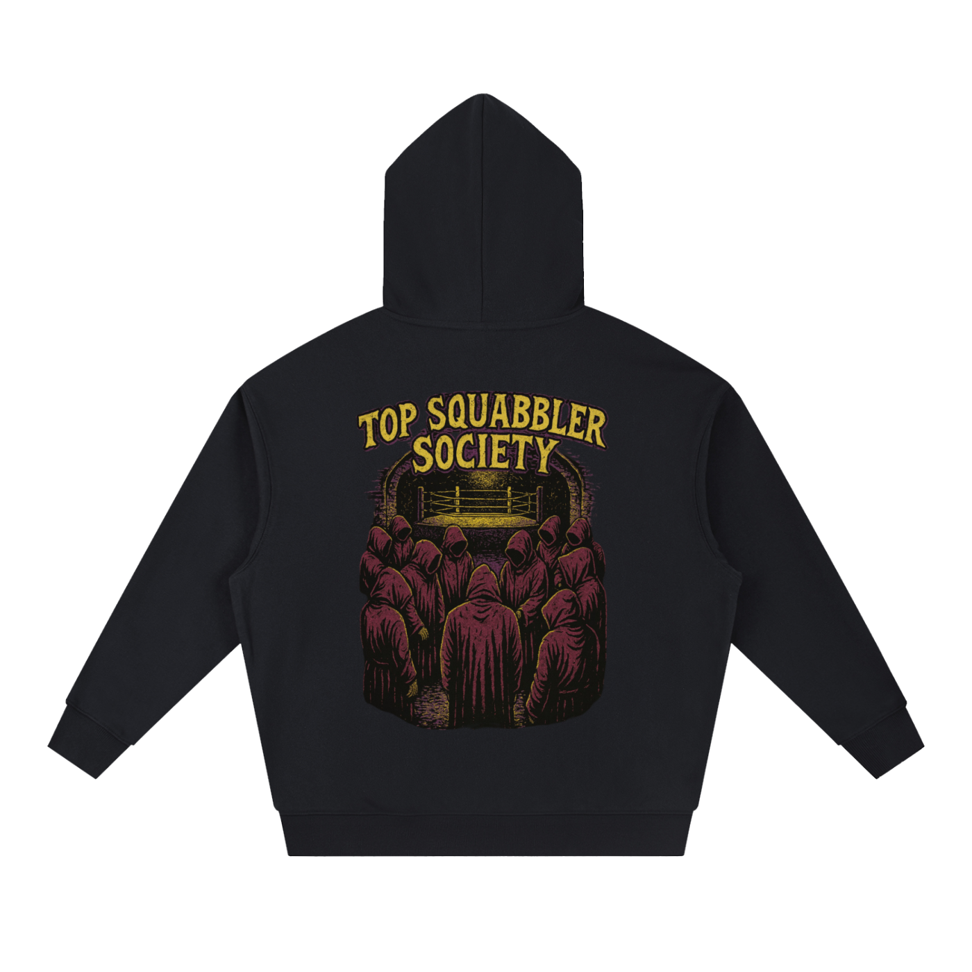 Oversized Top Squabbler Hooded Member Hoodie