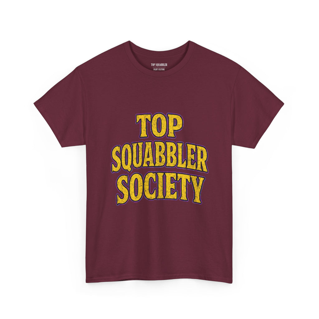 Top Squabbler Society Text Tee