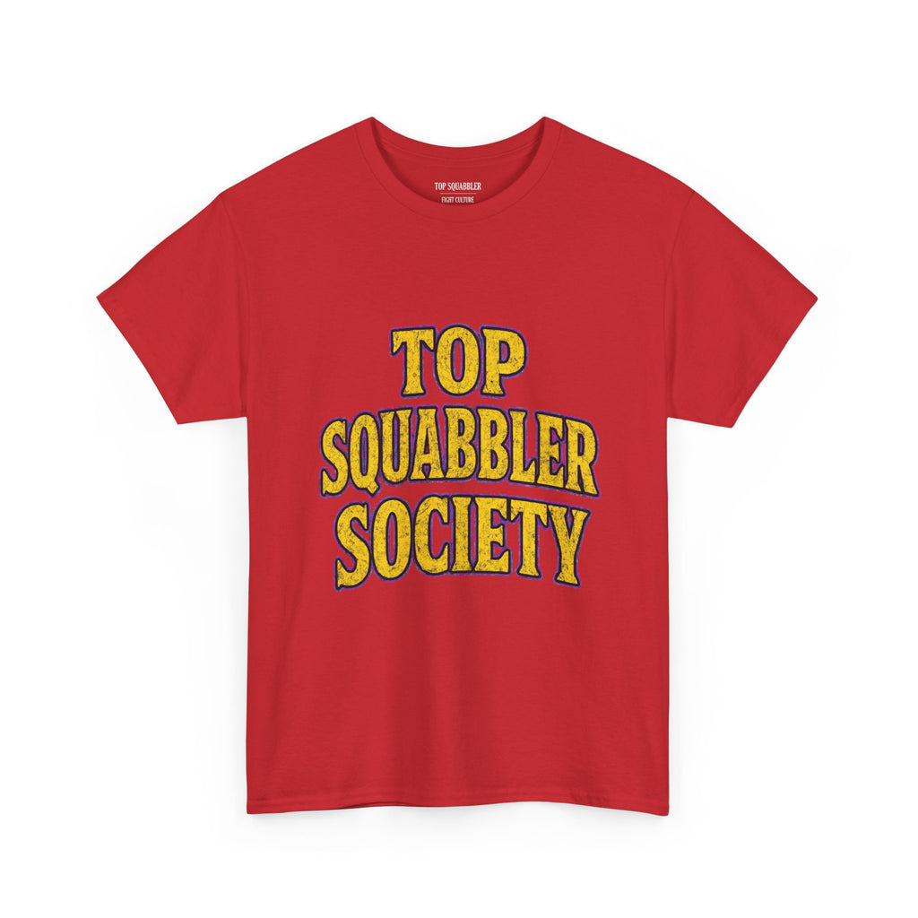 Top Squabbler Society Text Tee