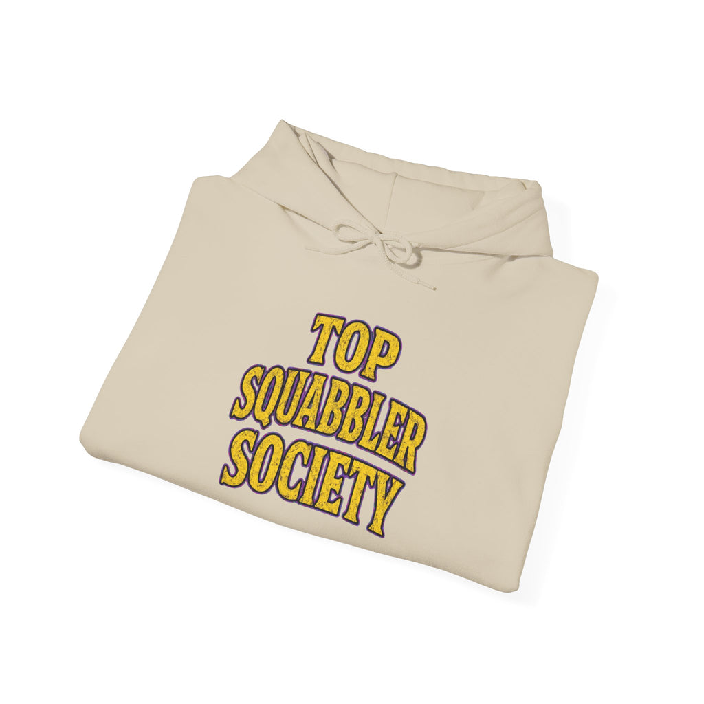 Top Squabbler Society Text Hoodie