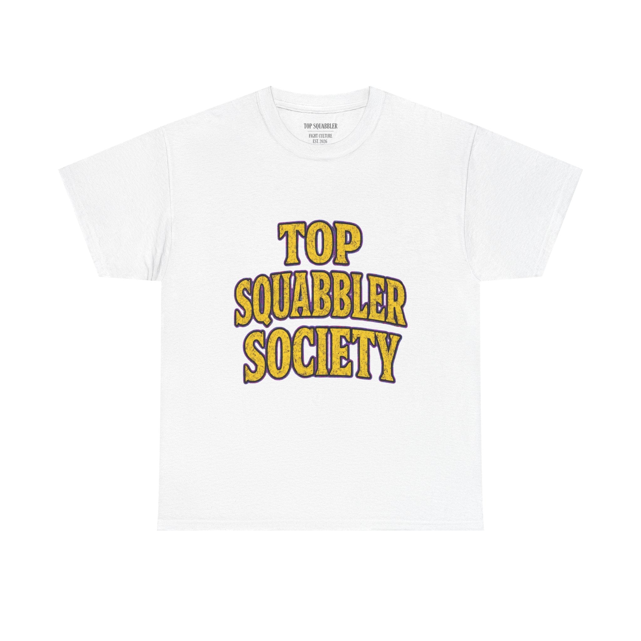 Top Squabbler Society Text Tee