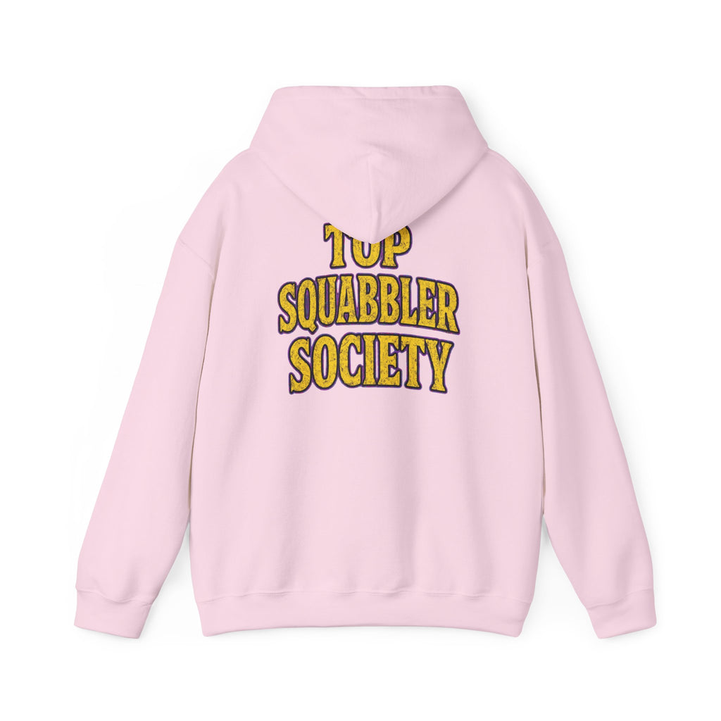 Top Squabbler Society Text Hoodie