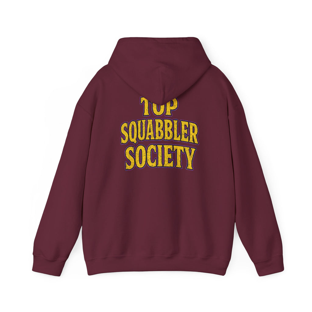 Top Squabbler Society Text Hoodie