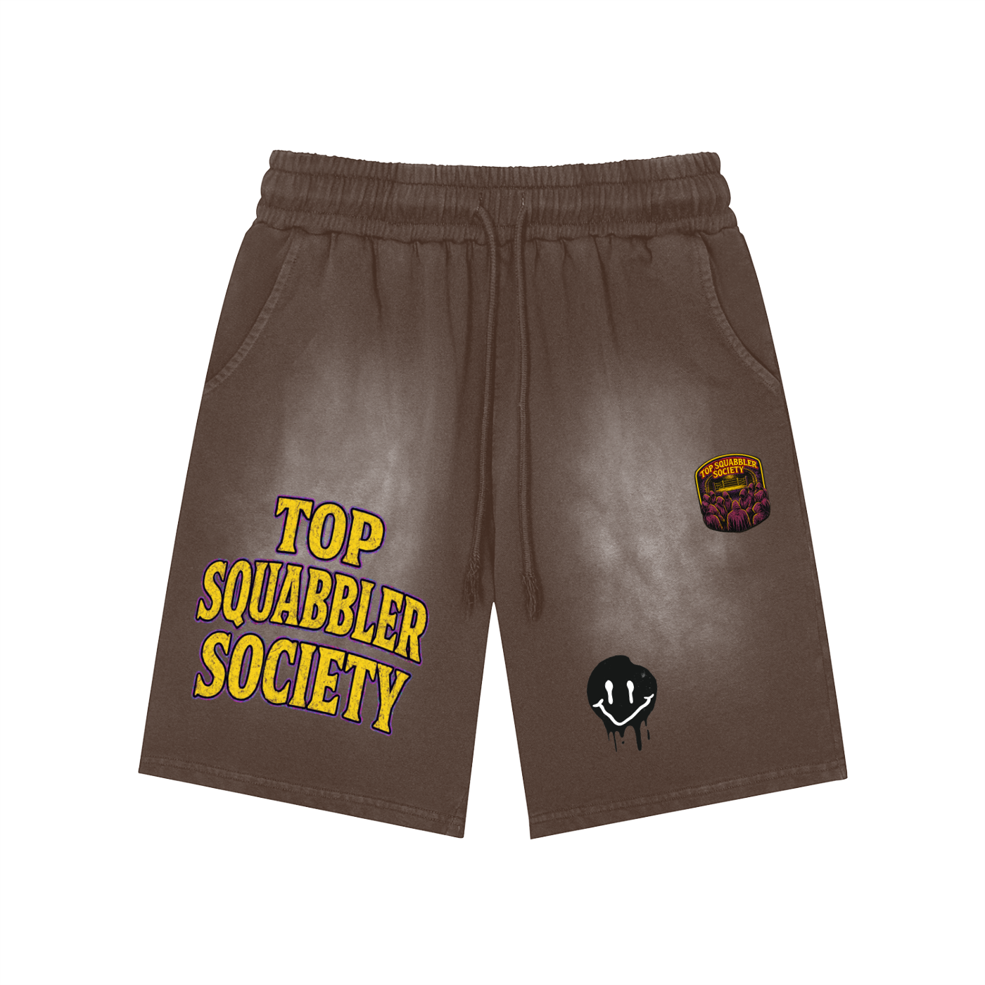 TSS Smiley Washed Shorts