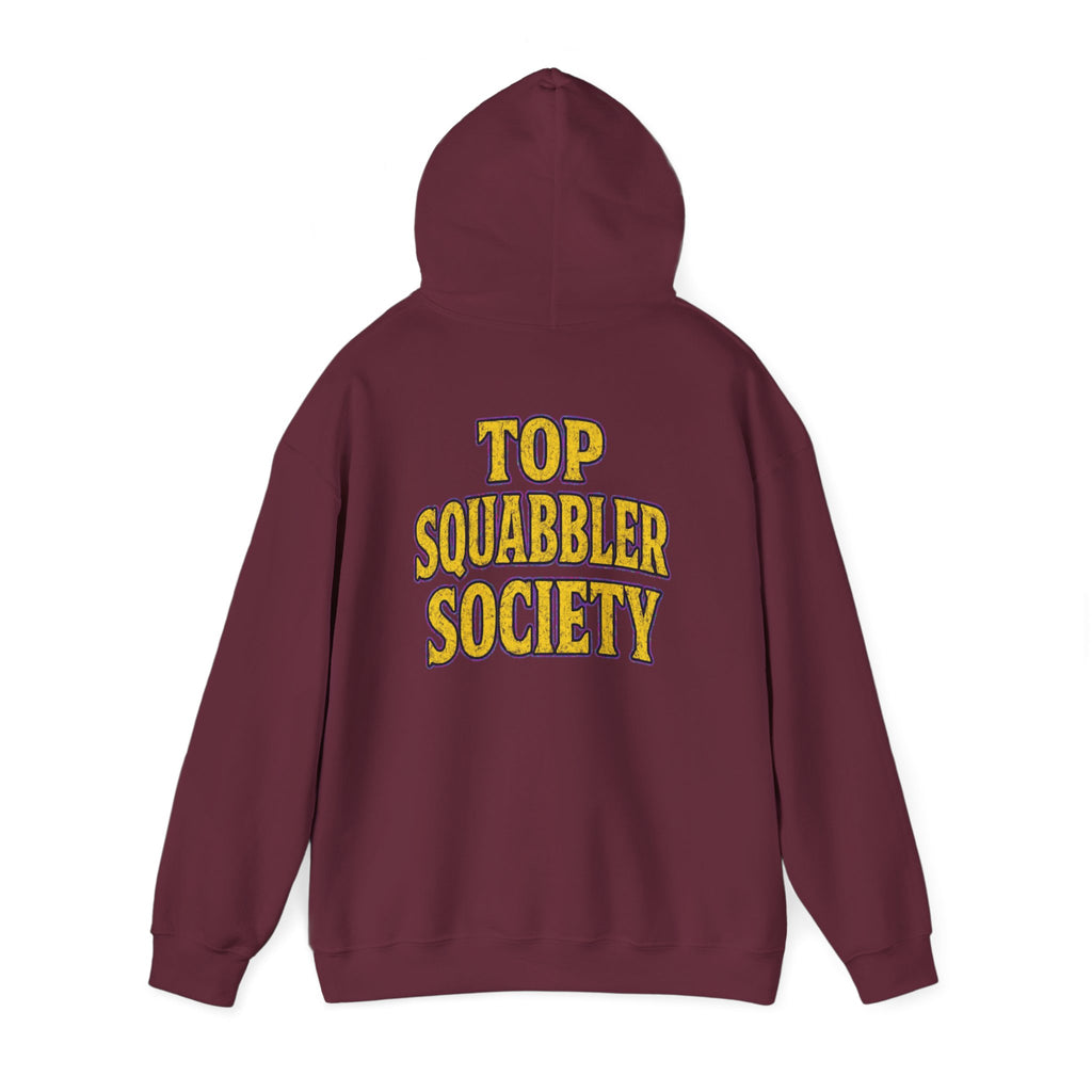 Top Squabbler Society Text Hoodie