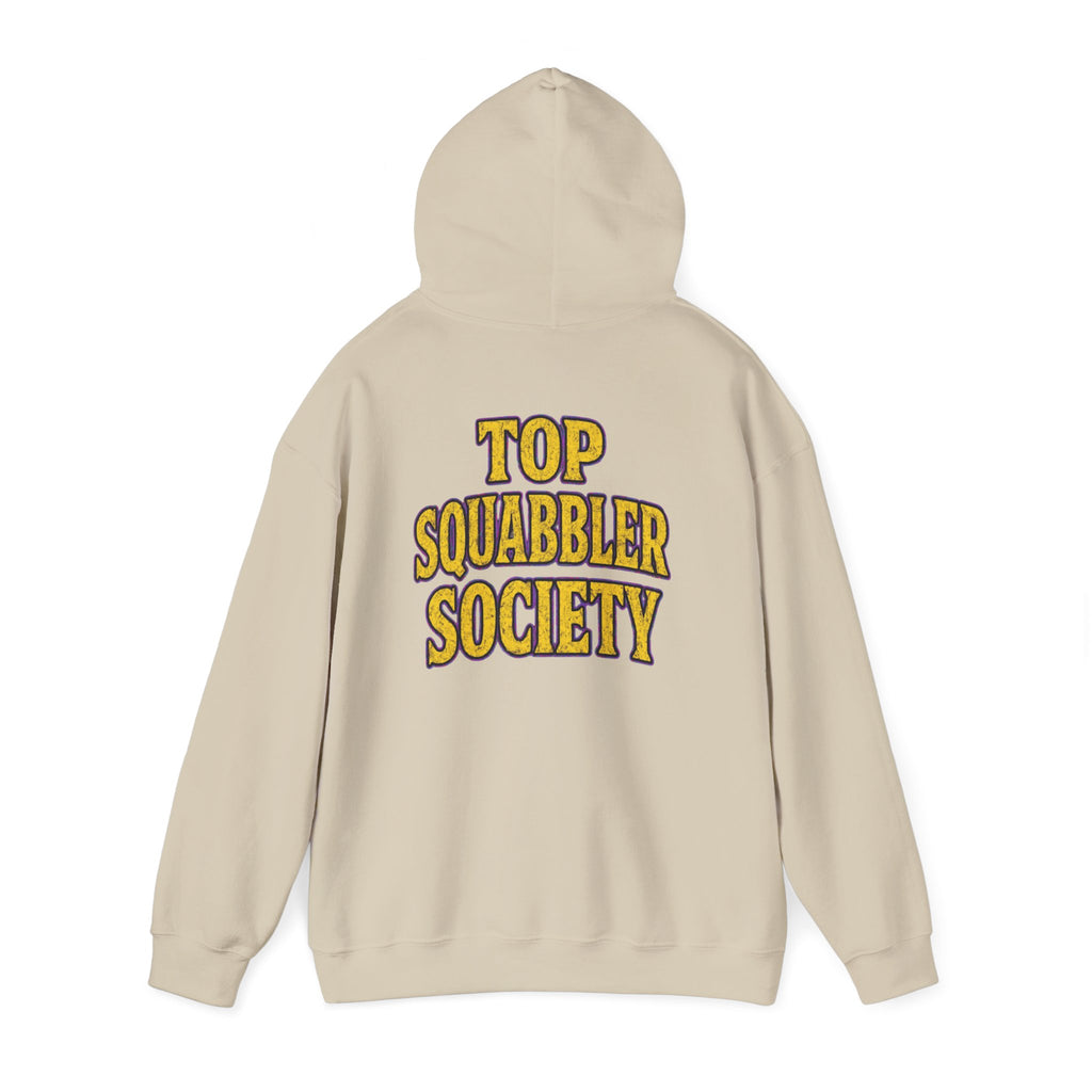 Top Squabbler Society Text Hoodie