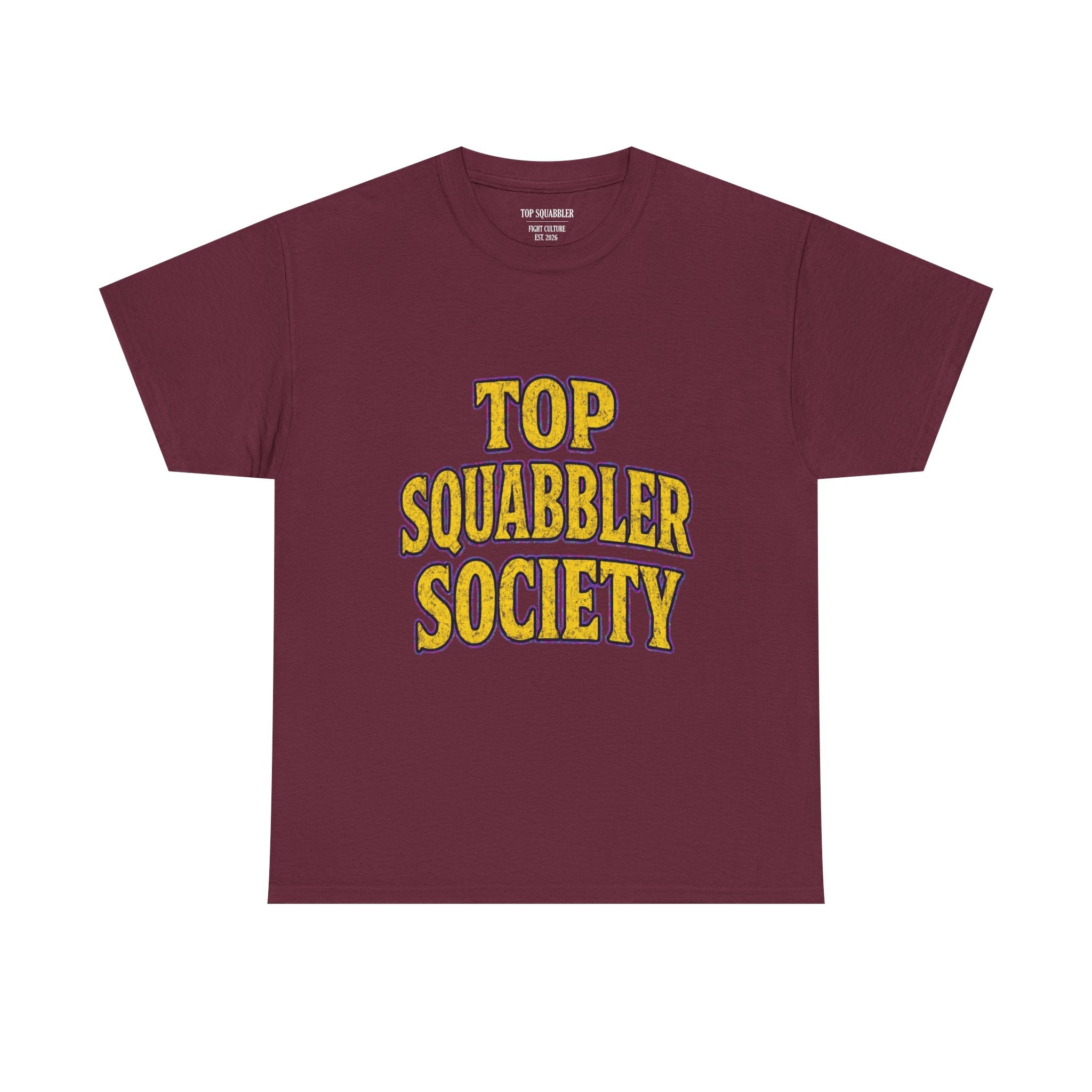 Top Squabbler Society Text Tee