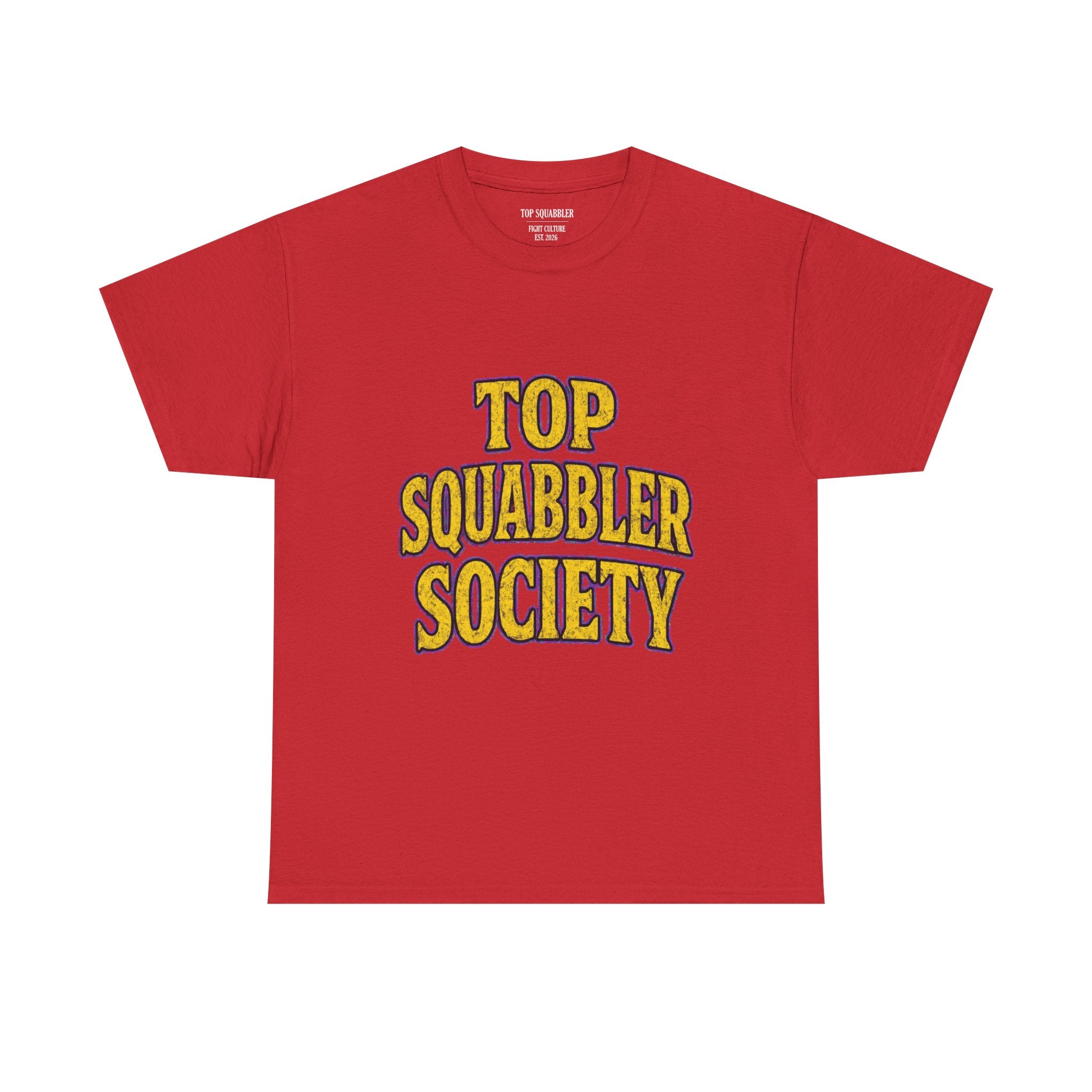 Top Squabbler Society Text Tee