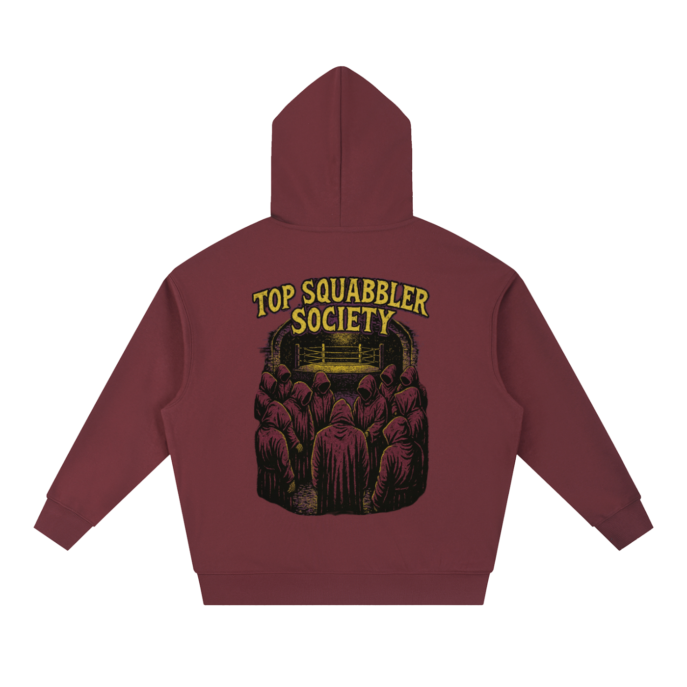 Oversized Top Squabbler Hooded Member Hoodie