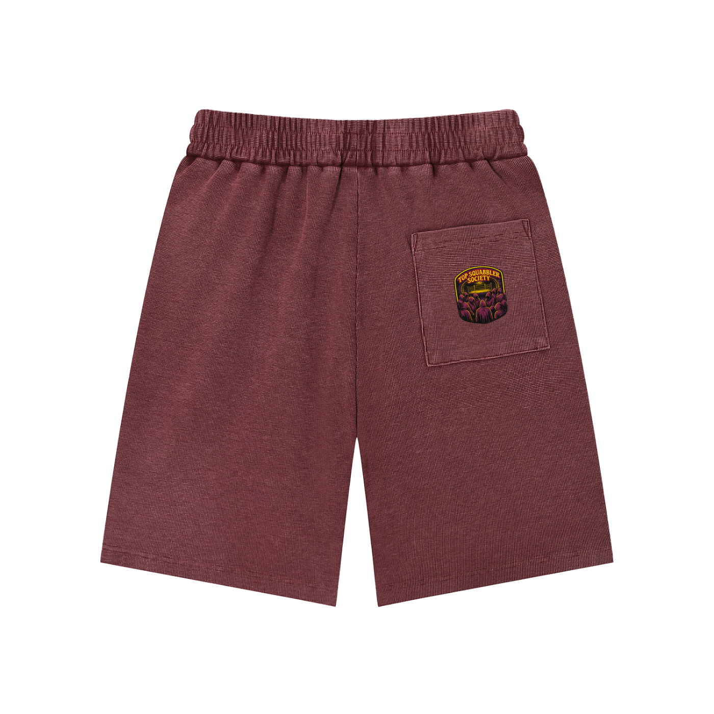 Mineral Wash Waffle Knit Shorts