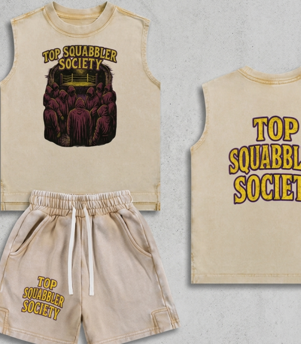 Kids TSS Tank & Shorts Bundle Khaki
