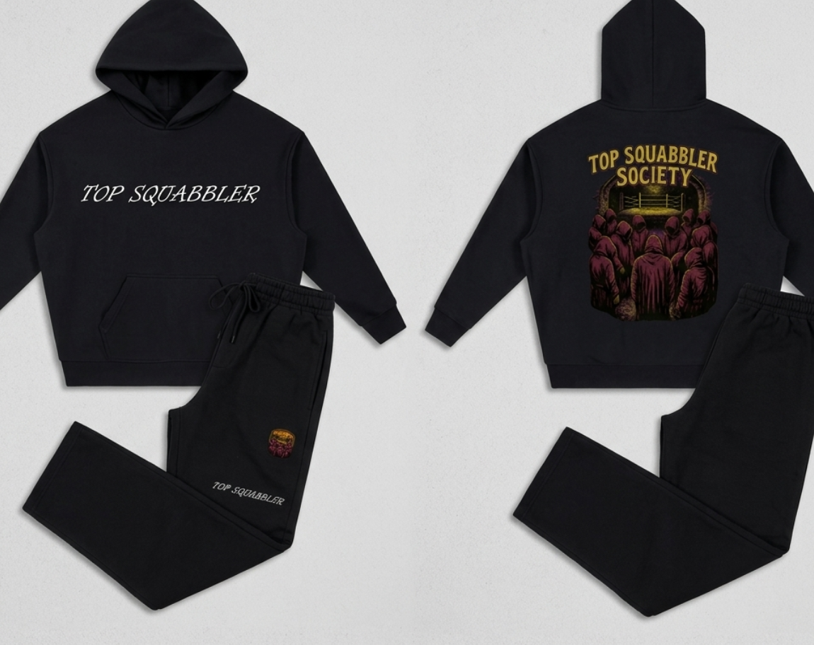 Top Squabbler Members Sweatsuit Black