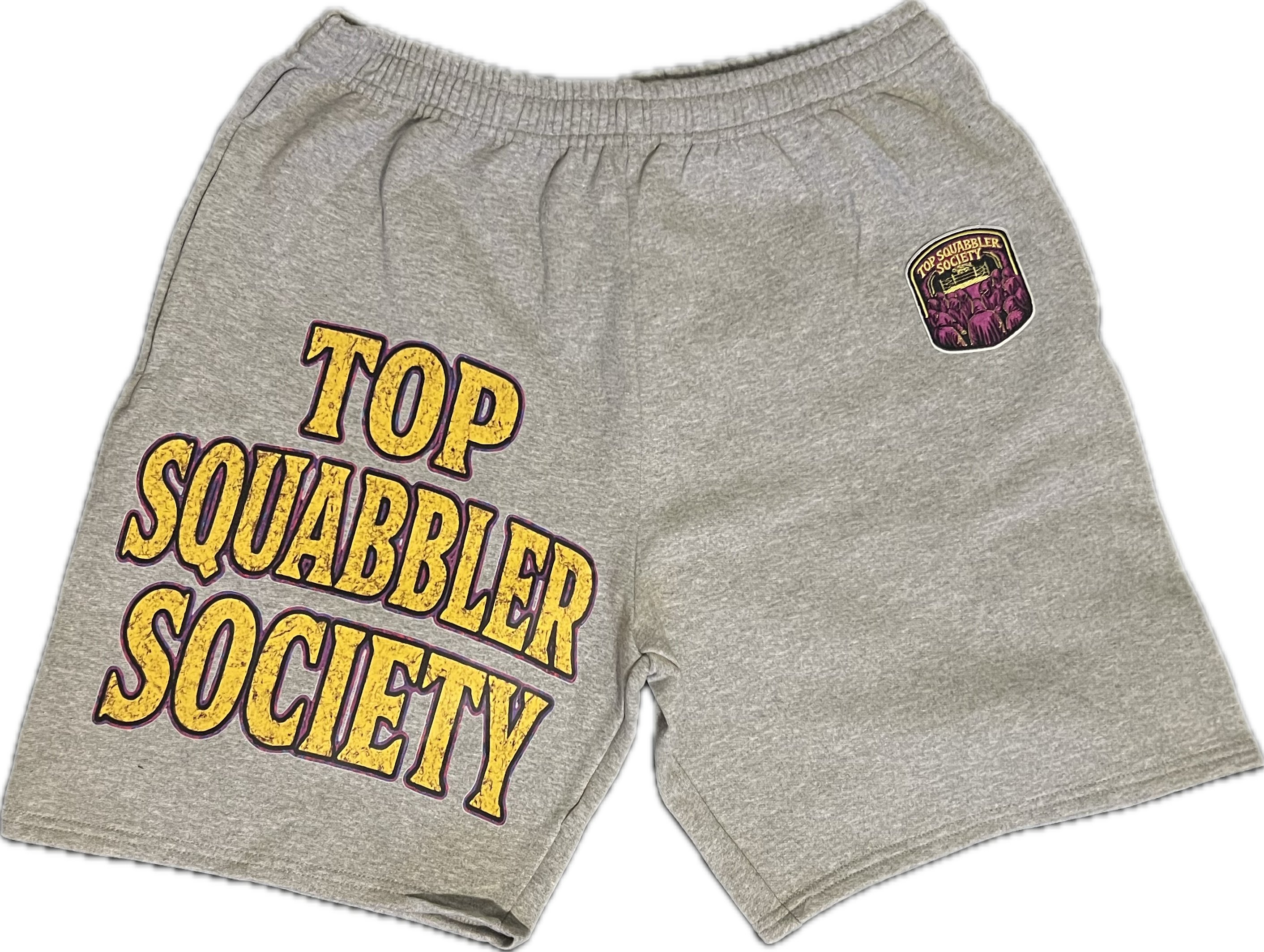 TSS Print Hooded Patch Fleece Shorts