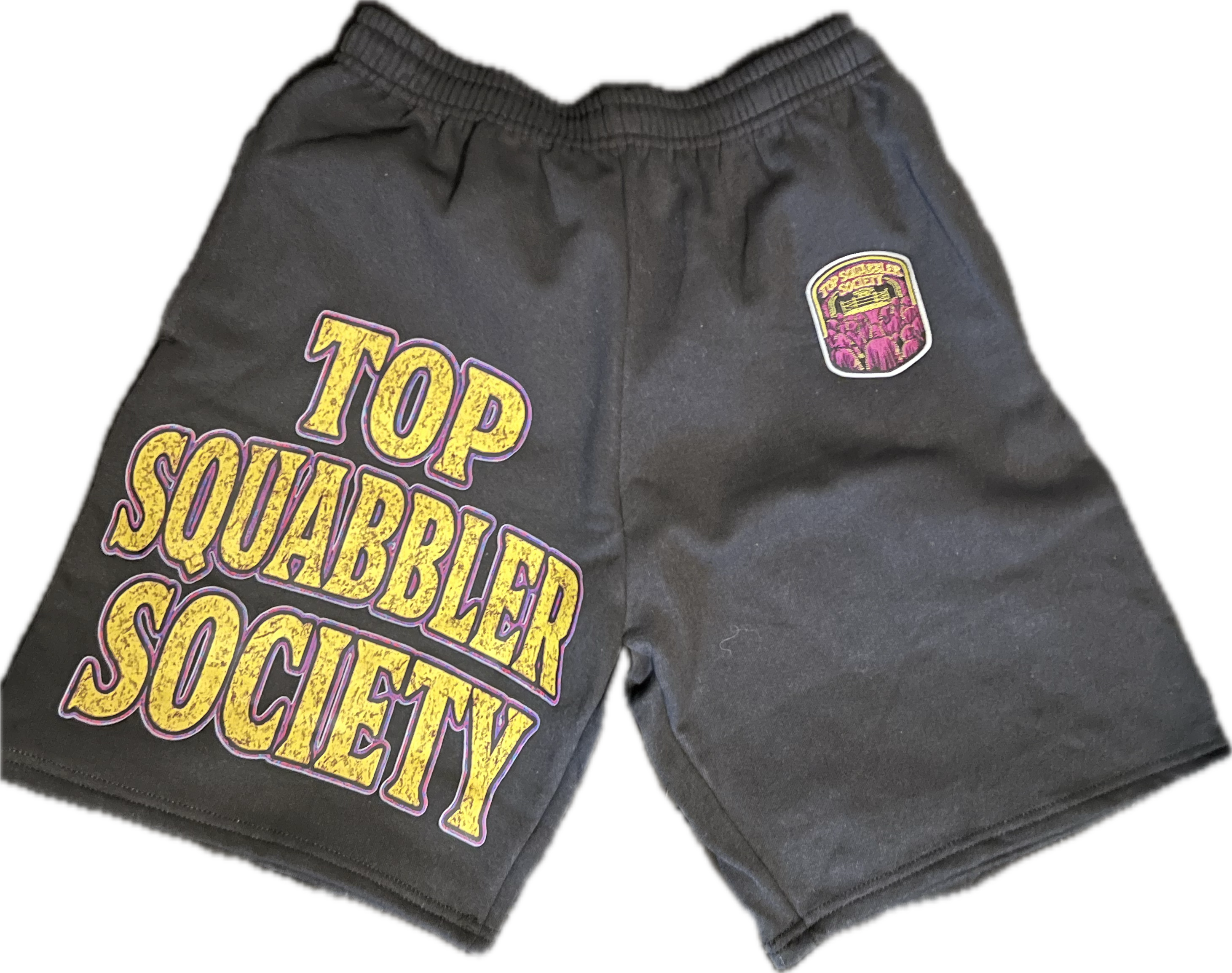 TSS Print Hooded Patch Fleece Shorts