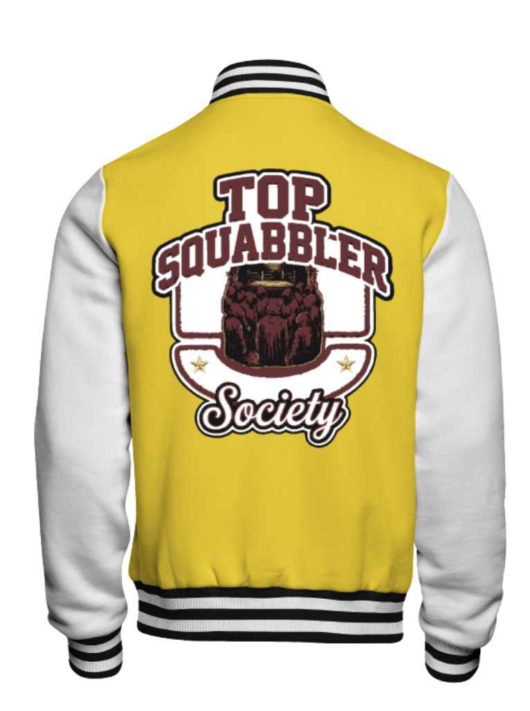 Top Squabbler Society Letterman Jacket