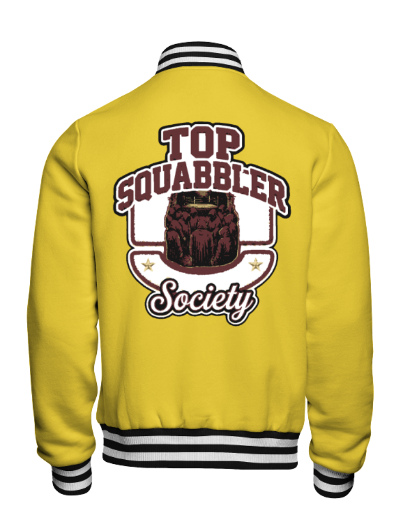 Top Squabbler Society Varsity Bomber