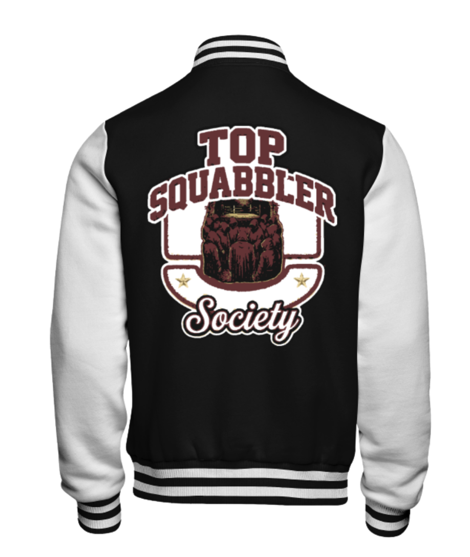 Top Squabbler Society Letterman Jacket
