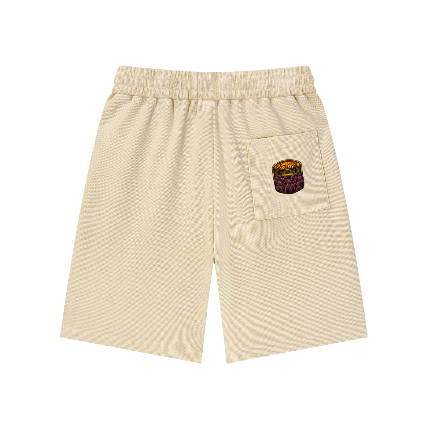 Mineral Wash Waffle Knit Shorts
