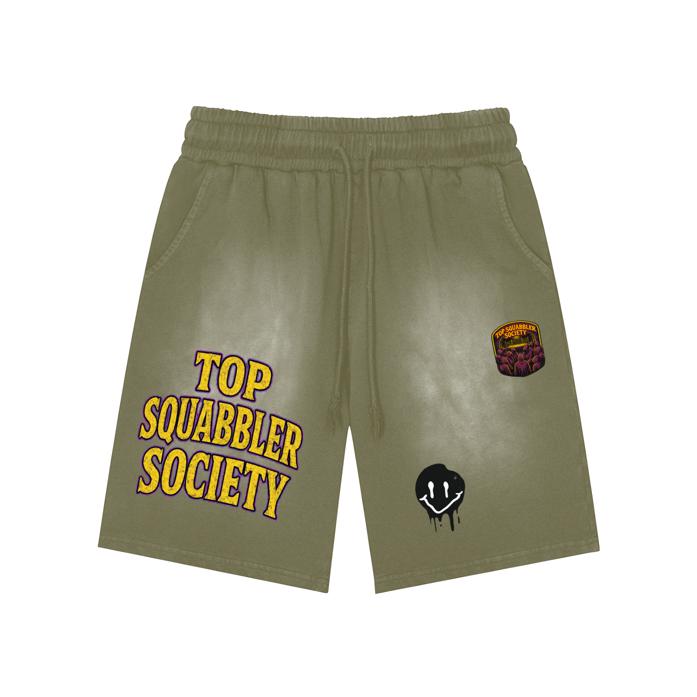 TSS Smiley Washed Shorts