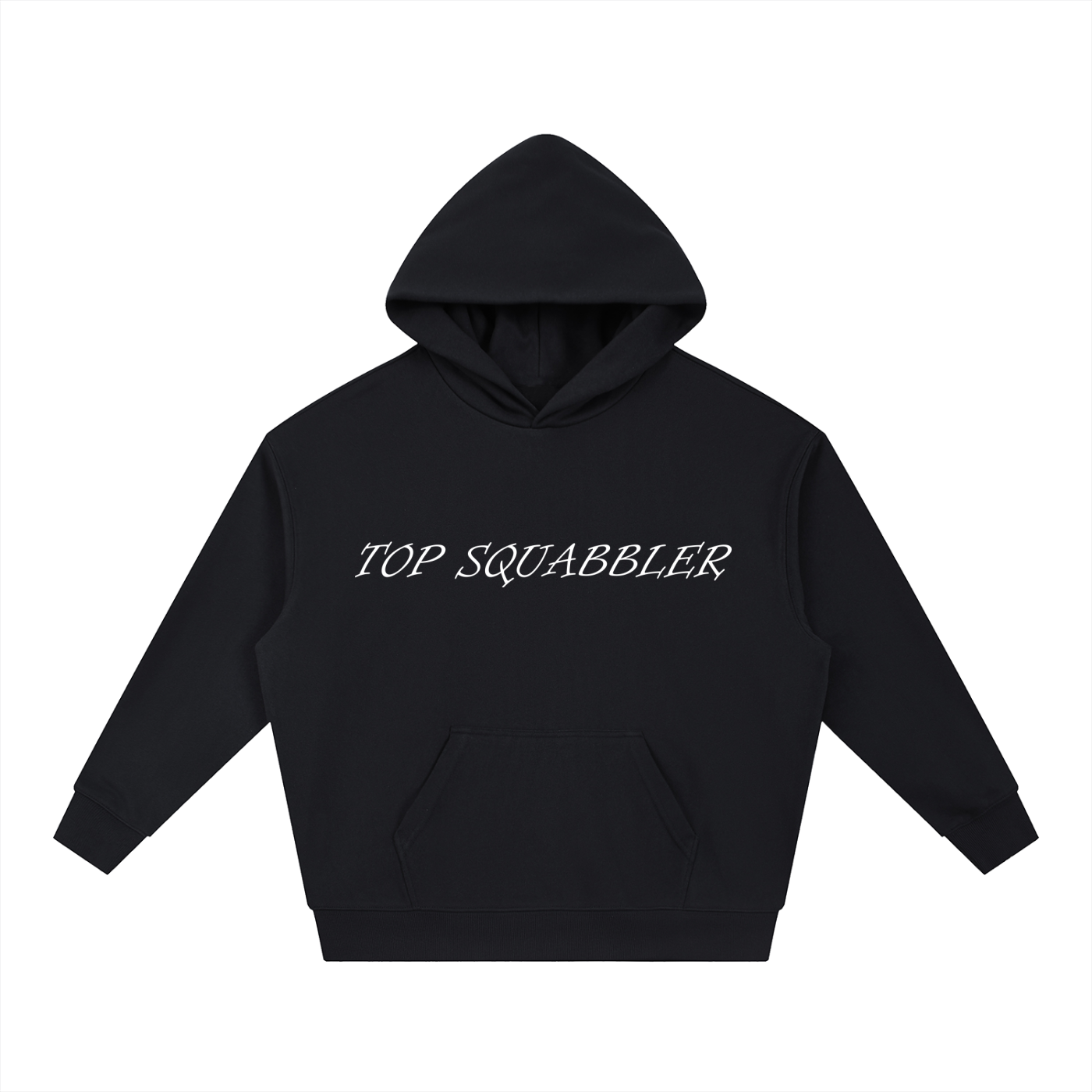 Oversized Top Squabbler Hooded Member Hoodie