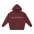 Oversized Top Squabbler Hooded Member Hoodie