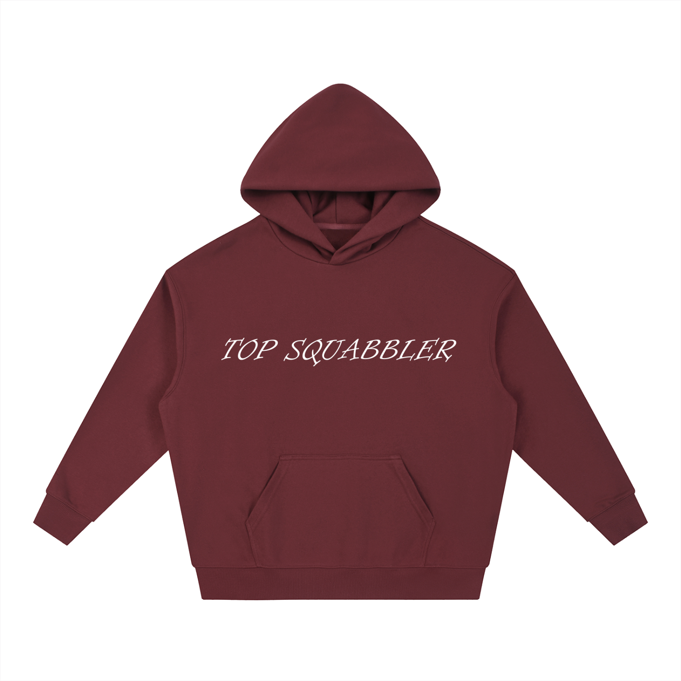Oversized Top Squabbler Hooded Member Hoodie